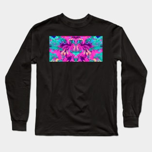 Marble Neon Long Sleeve T-Shirt